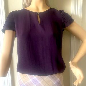 Banana Republic purple top